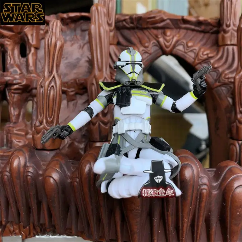 Toy 3.75-Inch-Scale The Clone Wars Action Figure F5834 501st Legion Star Wars The Vintage Collection Clone Trooper Toys Kids Ages 4 and Up, 