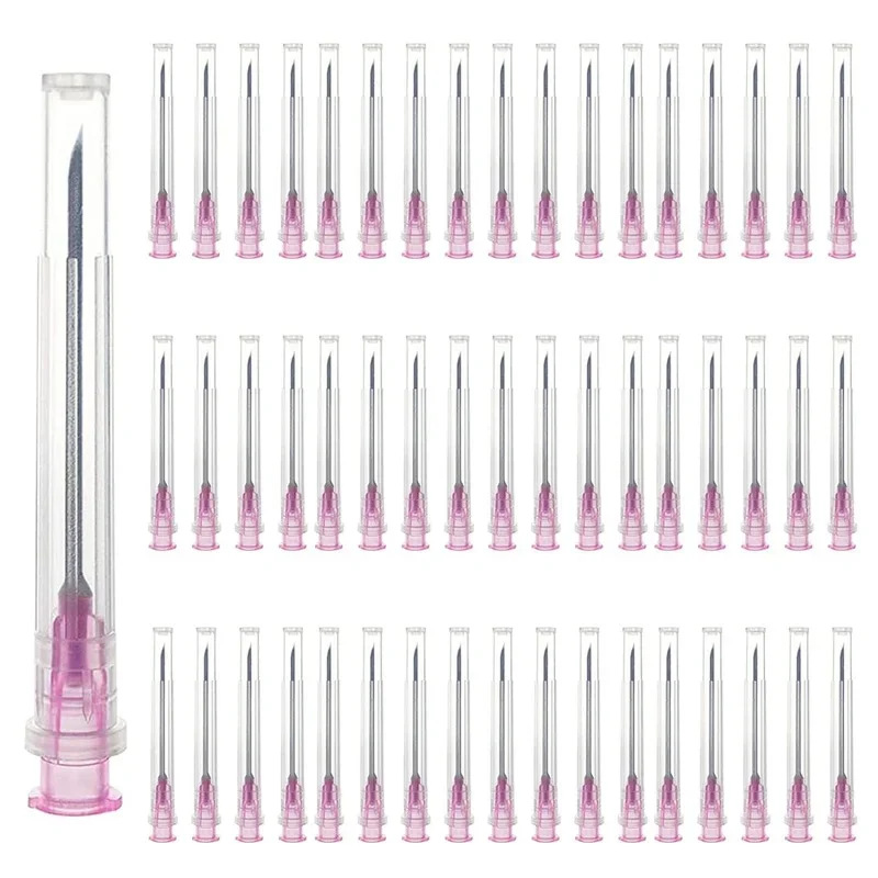 Disposable Veterinary Injection Syringe Needle 100pcs With Shell Farm Supplies Dispensing Tools For Pig Cattle Sheep Dog Chicken disposable syringe,animal injection needle