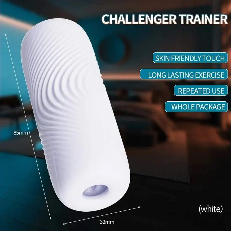 Male Sex Toys Exerciser Masturbator Head Vibrator Penis Lasting Exercise Chargable Delay Training Glans