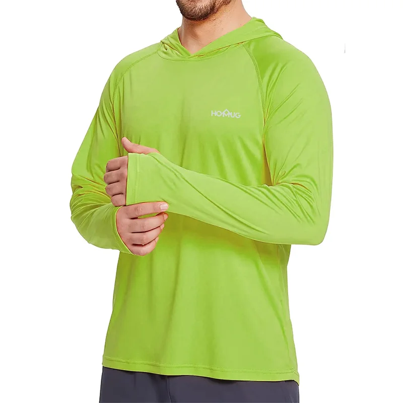 Mens UPF50+ Performance T-Shirt Hoodie