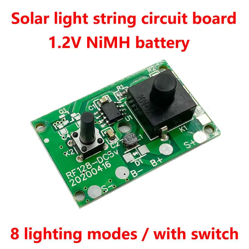 String Circuit 1-2-V-Solar-Lampe-String-Control-Board-Circuit-Board-mit-schalter-Solar ...