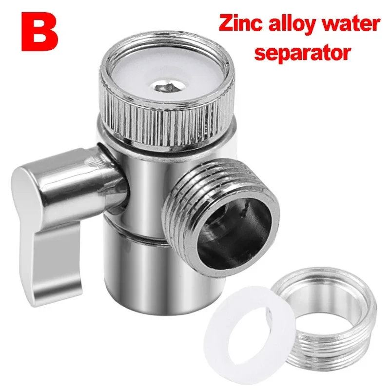 Description Picture 4 of itemKitchen Switch Faucet Adapter Sink Water Tap Splitter Diverter Valve Shower Toilet Bidet Tap Connector Bathroom Accessories