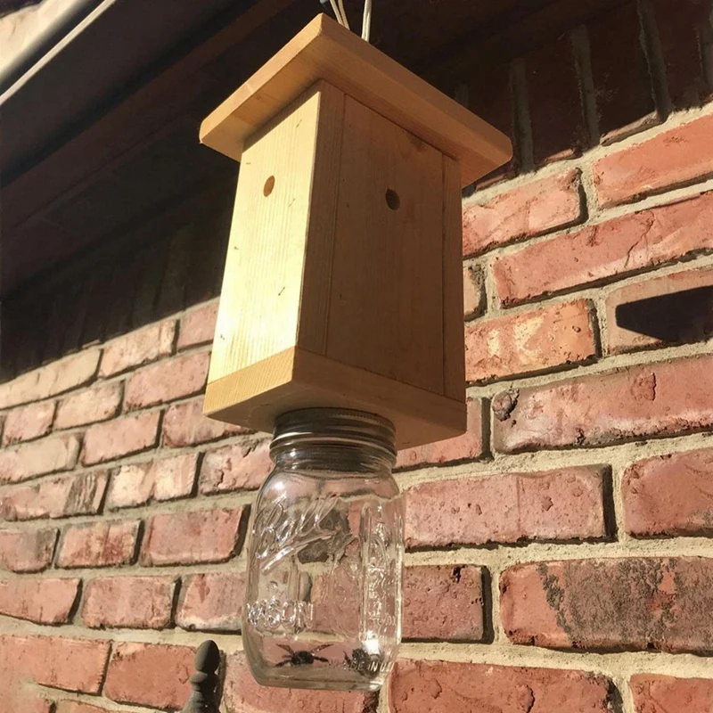 

Ловушка Wasp для улицы, легкая в использовании, в стиле натурального дерева, плотницкая ловушка для пчелиных семян, искусственная ловушка для сада, прочная