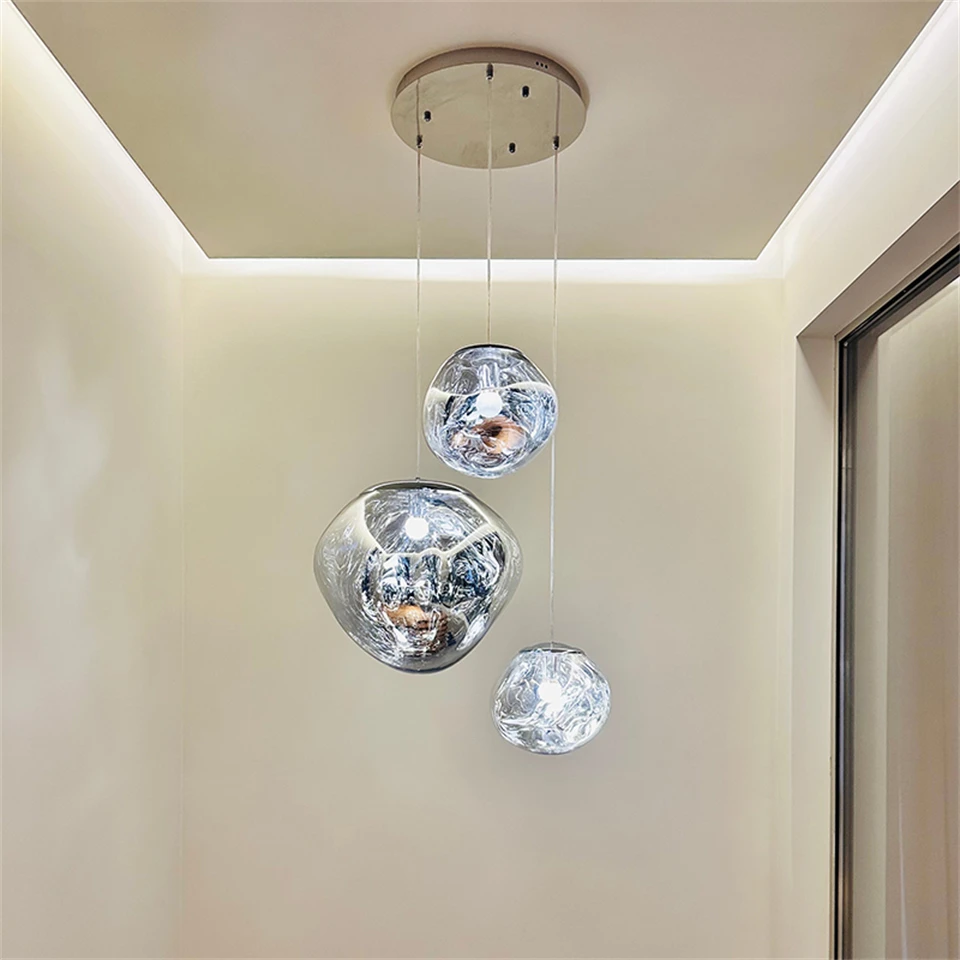 Nordic Lava Loft LED Pendant Light Modern Light LED Lighting Living Room Indoor Decor Home Fixtures Kitchen Hanging Pendant Lamp 2
