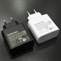For Samsung 45W Super Fast Charger EU Adapter 1.8M 5A Type C Cable Galaxy S25 S24 S23 Ultra Plus FE Edge Fold FLip 6 5 A55 A36 3