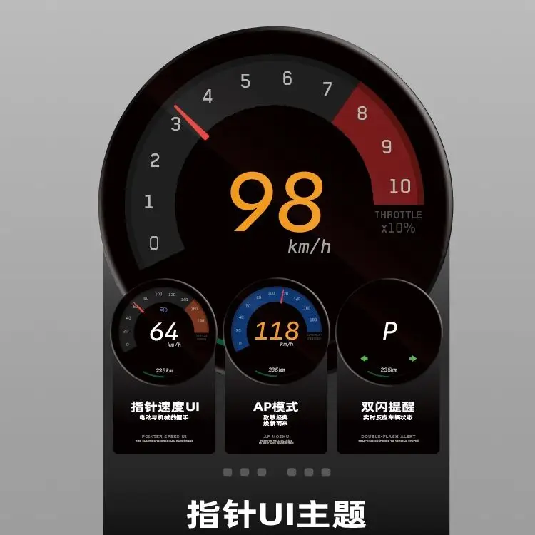 TITA Ultra SCREEN Official Speedometer Dashboard HUD Model 2
