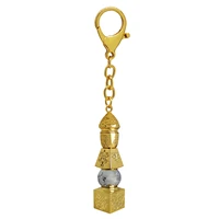 2025 5 Element Pagoda with 8 Auspicious Objects Keychain Bring Good Luck w5659 1