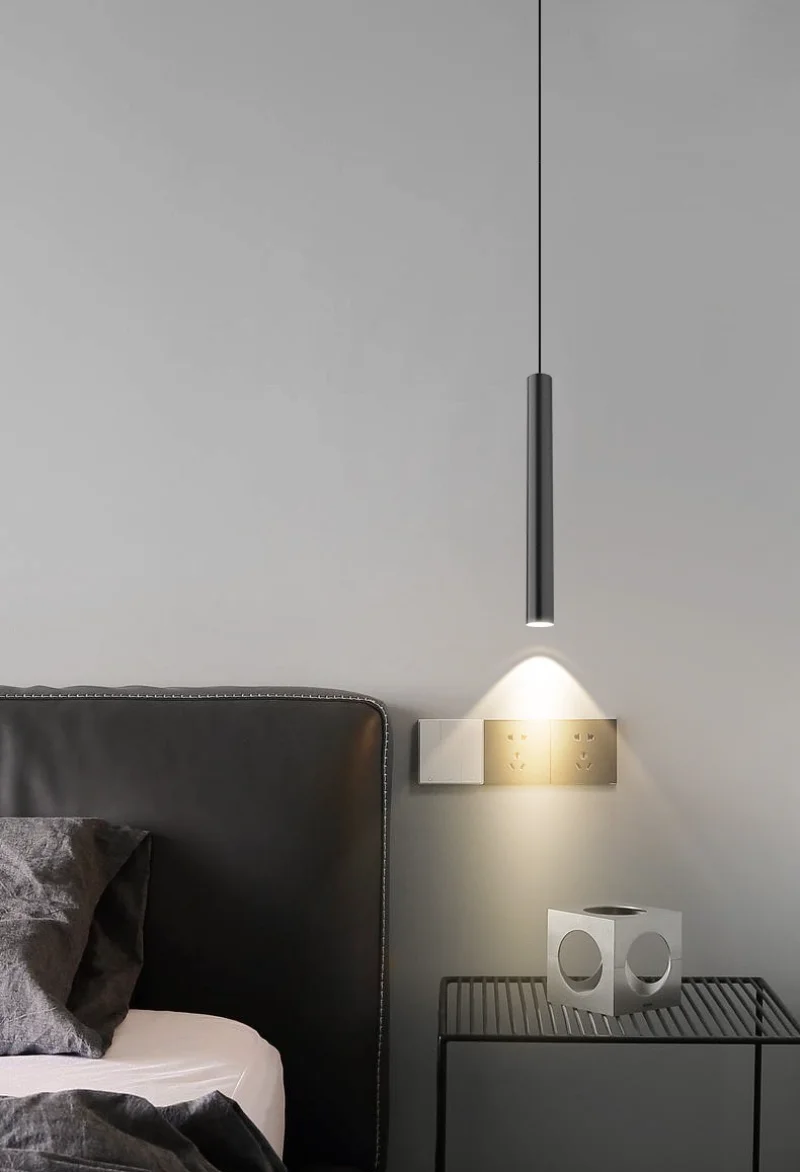 Minimalist Bedside Pendant Lamp angle view