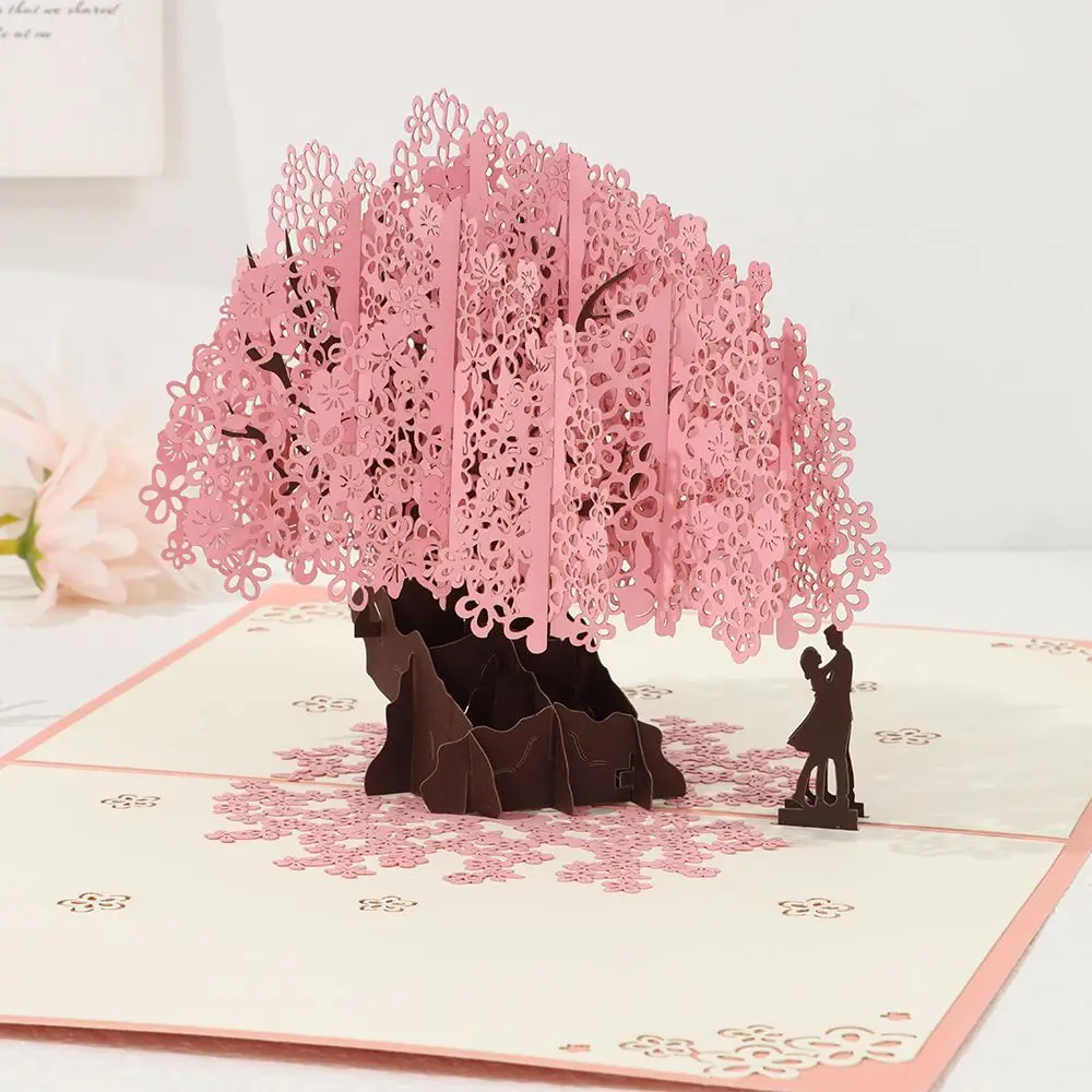 Greeting cards 3D Pop UP love card for wife and girlfriend gift for Valentine's Day anniversary wedding invitation greeting thank you cards