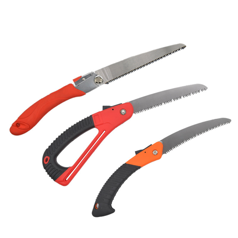 Garden Tools Folding Saw Stainless Steel Garden Branch Folding Saw Multi-Purpose Non-Slip Woodworking Straight Saw