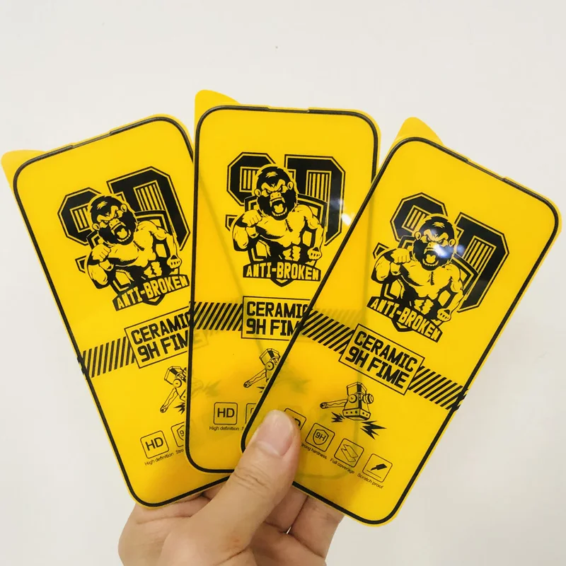 50Pcs High Quality Soft Matte Ceramic Protective Film For iPhone 14 13 12 11 Pro XR XS Max X 8 7 6 Plus Screen Protector Glass