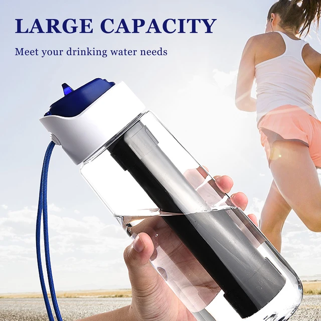 Custom Personal Outdoor Water Filter Bottle Camping Hiking Travel Reusable Portable  Water Filter Water Bottle Purifier - China Tea Bottle and Plastic Bottle  price