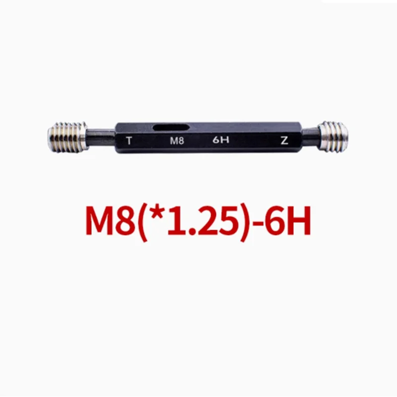 YRFL 1개 스틸 머큐리 게이지 나사 플러그 게이지 M0.8 M1 M2 M3 M4 M5 M6 M8 M10 M12 M14 M16 M18 M20 M24 M27 M30 - M60