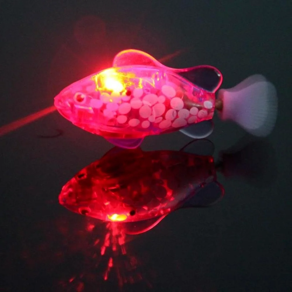 Swimming Robot Fish Toy for Kids Fish Moving Interactive Electric Fish Toys Water-Activated Bathtub Toys for Animal Cats Dogs 6
