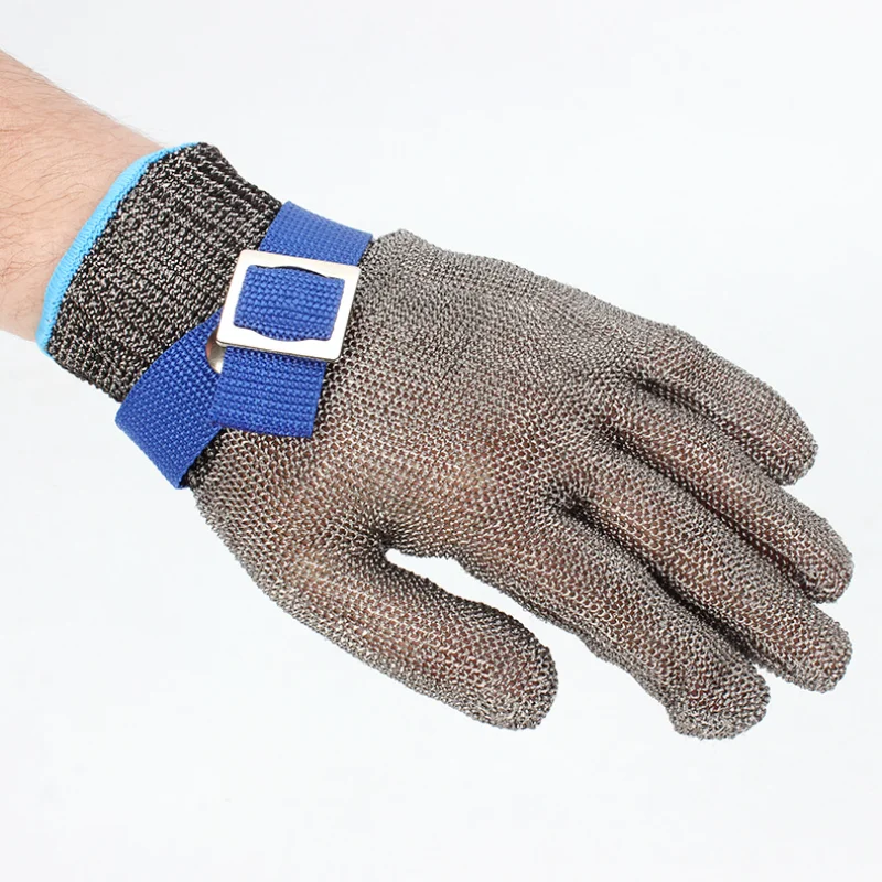 Stainless Steel Gloves Anti-cut Wear-resistant Slaughter Gardening Hand Protect Working Gloves Metal Mesh Butcher Kitchen Gloves 2
