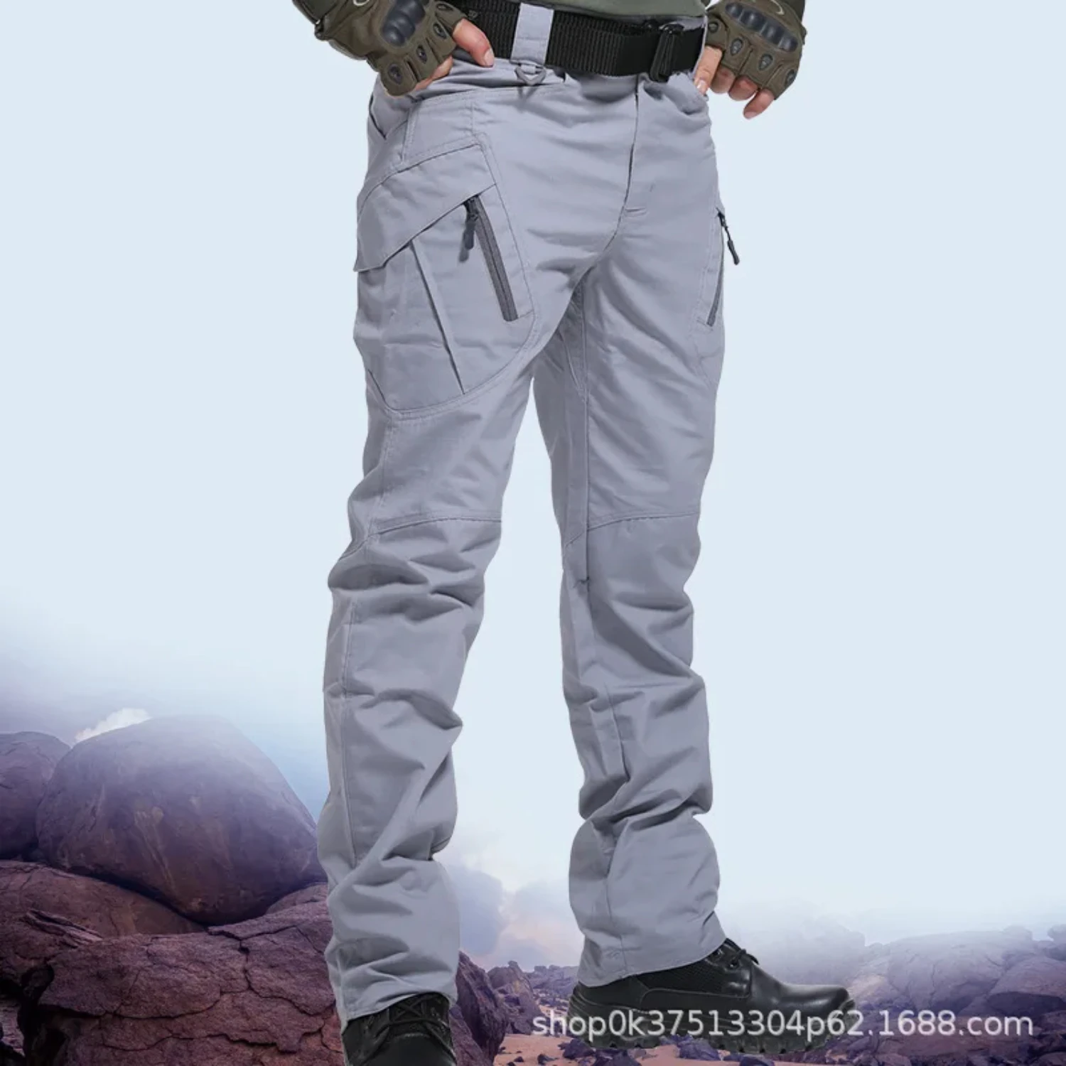 New Tactical Cargo Pants Men Combat SWAT Military Pants Cotton Many Bolsos Stretch Flexible Casual Trousers Male