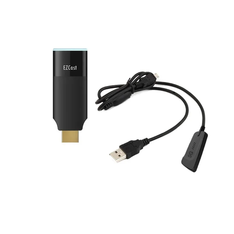 EZCAST 5G HDTV Dongle беспроводной WiFi Miracast Airplay DLNA TV Stick дисплей видео конвертер адаптер для iPhone IOS Android Phone