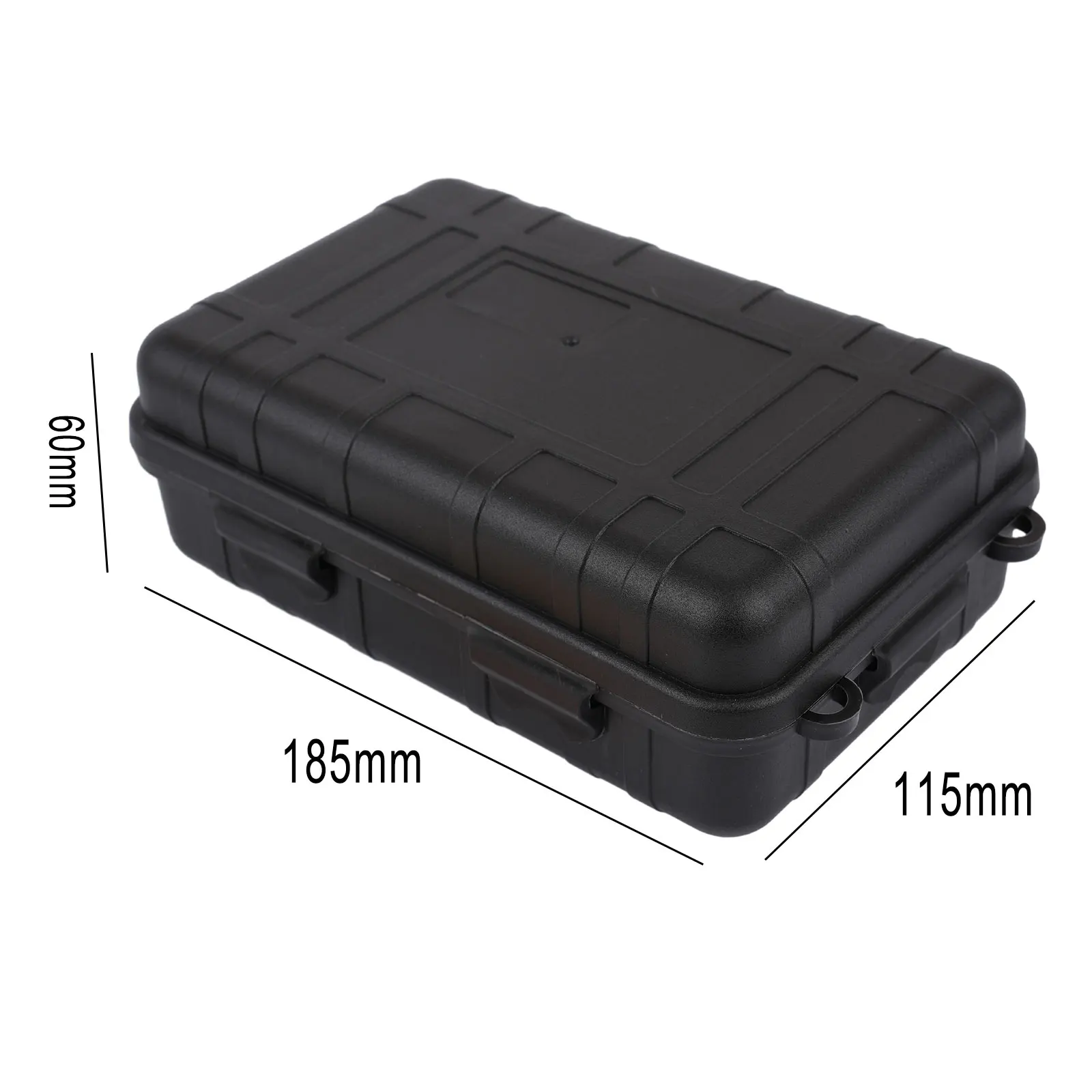 

Storage Box Shockproof Box Case Box Small Camping Outdoor PE Inner Lining Shockproof Storage Survival 185*115*60mm