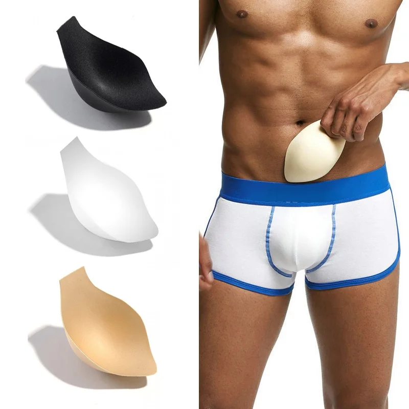 1PC Swimsuit Protecivce Pouch Pad For Men Inside Front Protection Pad Briefs Underwear Protective Sponge For Male male underwear male lingerie
