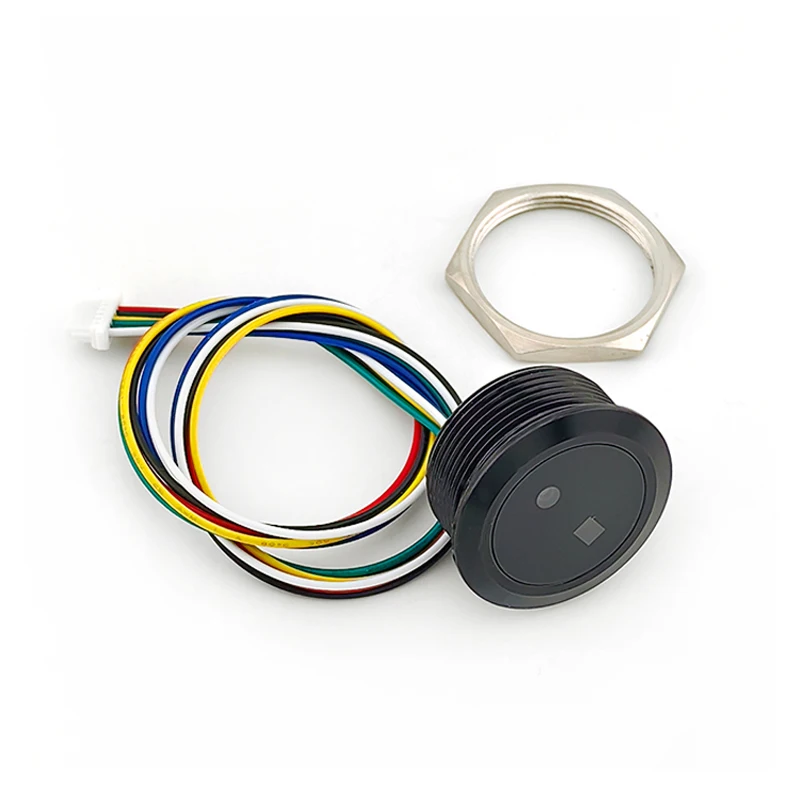 FP001-M22 DC3.3V 500 얼굴 인식 용량 UART USB 얼굴 인식 모듈 단일 렌즈 스캐너 (아두이노 출입 통제 시스템용)