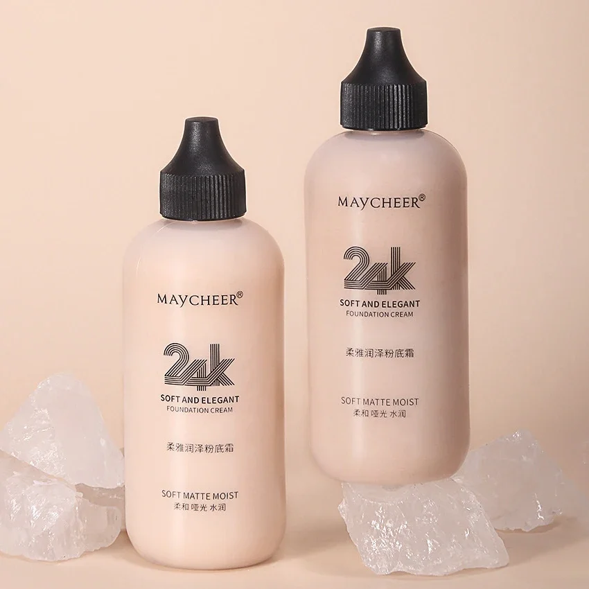 Liquid Foundation 120ml Face Sun Block Waterproof Make Up Mineral Full Cover Base Concealer Makeup Cosmetics