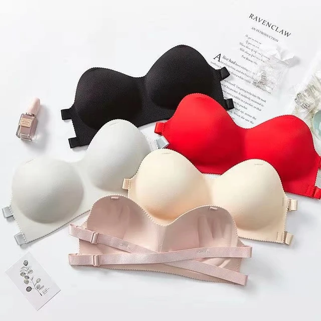 Women Sexy Strapless Bra Solid Invisible Push Up Bras Underwear Seamless Without  Straps Bralette Lingerie Underwear Intimates - AliExpress