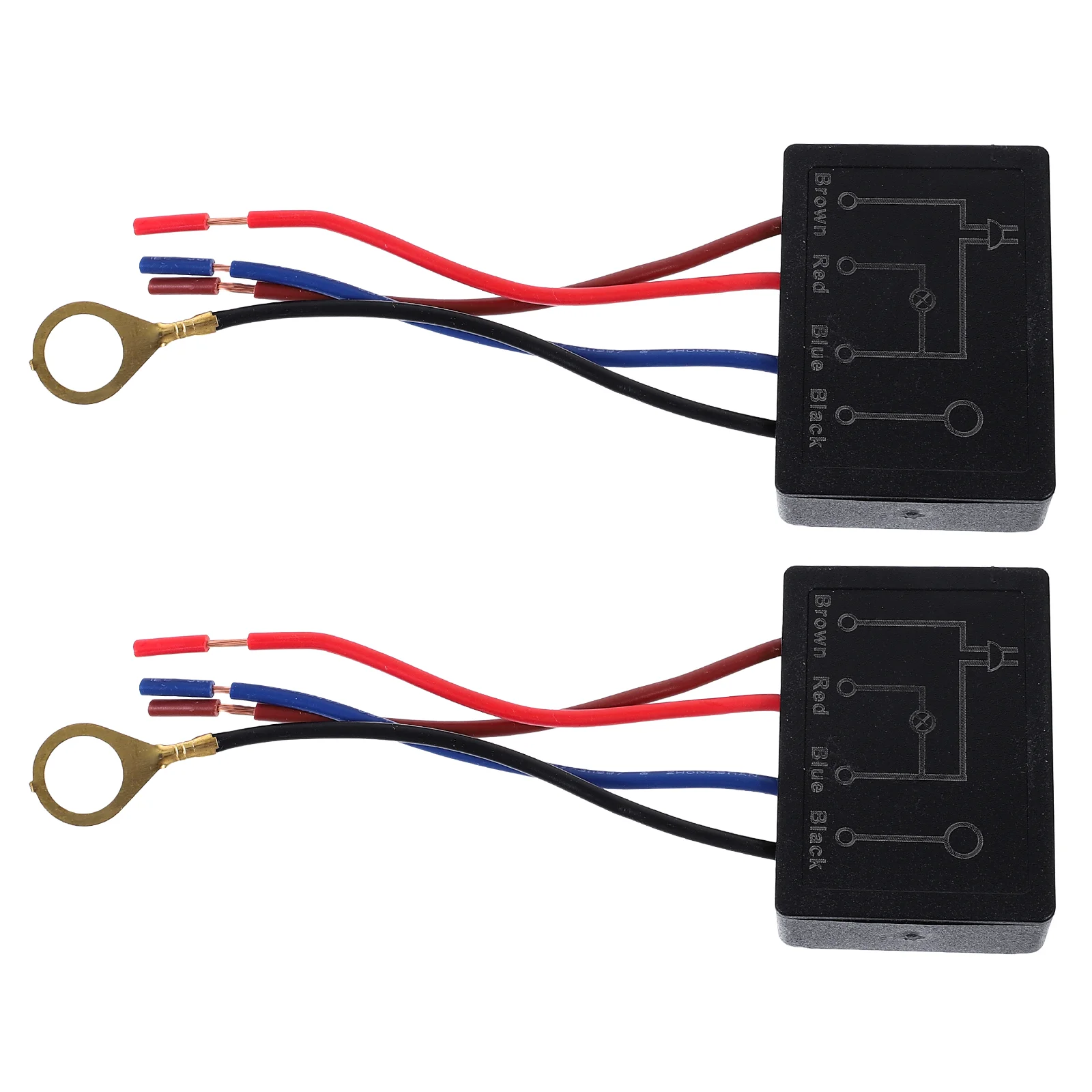 

2 Pcs Table Lamp Touch Switch Light Replacement Accessories Dimming Sensor Dimmer