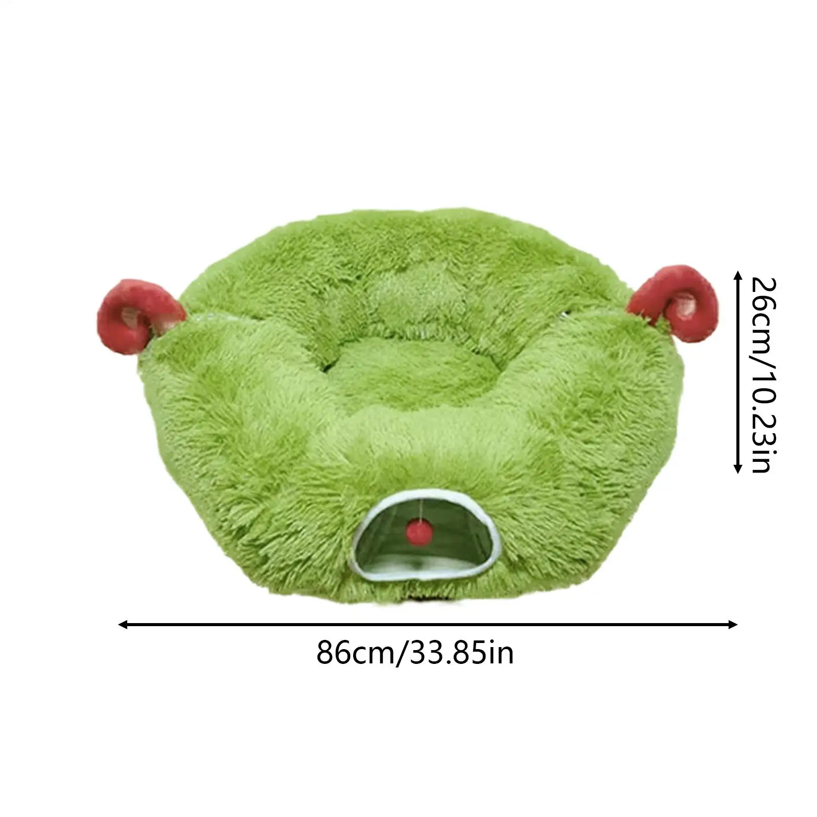 Cat Tunnel Bed Washable Christmas Tree Skirt Donut Cat Cave Bed Christmas Tree Skirt For Kitten Puppy Small Dog Bunny Pet Ferret