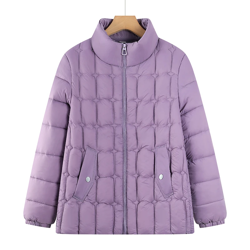 سترة قطنية شتوية سميكة جديدة للنساء في منتصف العمر...