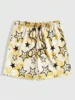 New Men's Summer Shorts Loose Luxury Shorts 3D Printed Casual Five pointed Star Printed Harajuku Shorts Hawaiian Beach Shorts 3