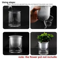 Self Watering Cotton Wick rope wire Garden Drip Irrigation System Cord Potted Plant flower Pot Automatic Slow Release 4mm 5mm a1 2