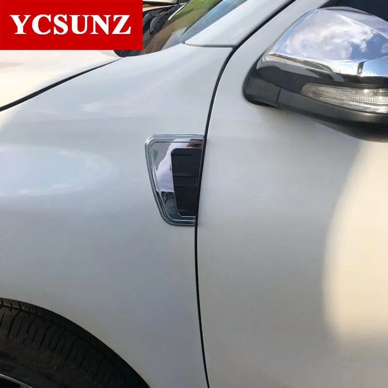 ABS Chrome Accessories Decorative Trim Arch Hood for Toyota Hilux Revo Rocco hilux 4x4 4x2 SR5