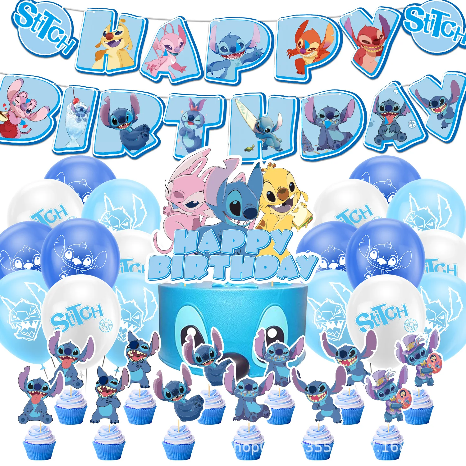 Disney Lilo & Stitch forniture per feste piatti per tazze tovaglia  palloncini Cake Toppers confezione regalo decorazione per feste di  compleanno Baby Shower - AliExpress
