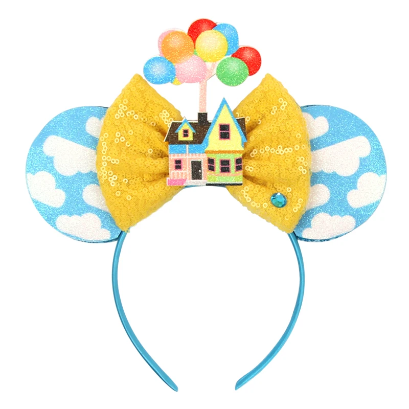 Neue Niedliche Mausohren-Stirnbänder Mickey 5-Zoll-Schleifen-Haarband Mädchen Party Festival Geschenk 2026 Cosplay Halloween DIY Haaraccessoires – Detail 9