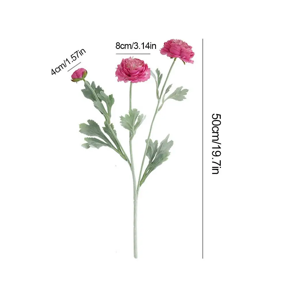 Lebensechte Künstliche Ranunkel-Blumen Eleganter Pfingstrosenstrauß für Hochzeitssträuße Heimdekoration Künstliche Pfingstrosen-Pflanzen – Detail 19