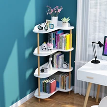 

Corner Shelf Household Simple Multi-layer Children's storage Multifunctional Student Bookshelf Provincial Space Kids Bookshelf