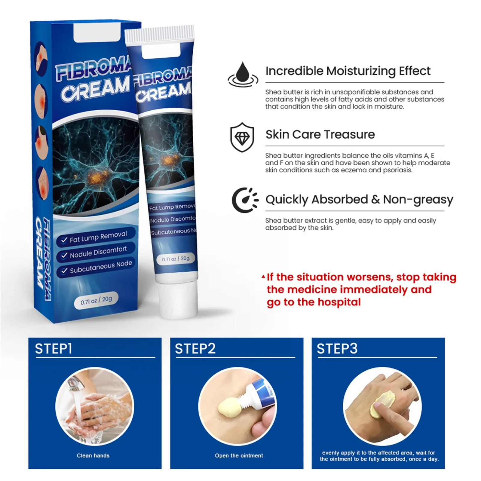 Reduce Lipoma Gel In Organic Material Fast Absorption Reduction Of Inflammation Moisturizing Effect skin care products lipoma removal ointment