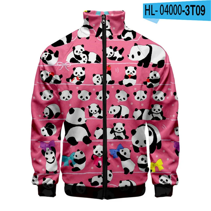 thumbnail image 1 of Nuevas chaquetas con estampado de panda en 3D para hombres, lindas sudaderas con animales para niños y mujeres, sudaderas con capucha Harajuku Y2k, chaquetas con cremallera, ropa, 1 of 5