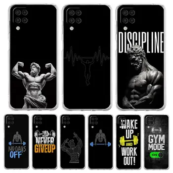 Palestra Fitness Bodybuilding Cassa Del Telefono Per Samsung A13 A33 A35 A55 A73 A53 A23 A51 A71 A21S A31 A41 A05s A03S A15 A25 5G Copertura