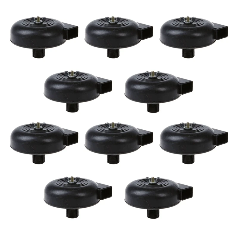 

10X PT 1/2, Male, Black Plastic Compressor Air Filter