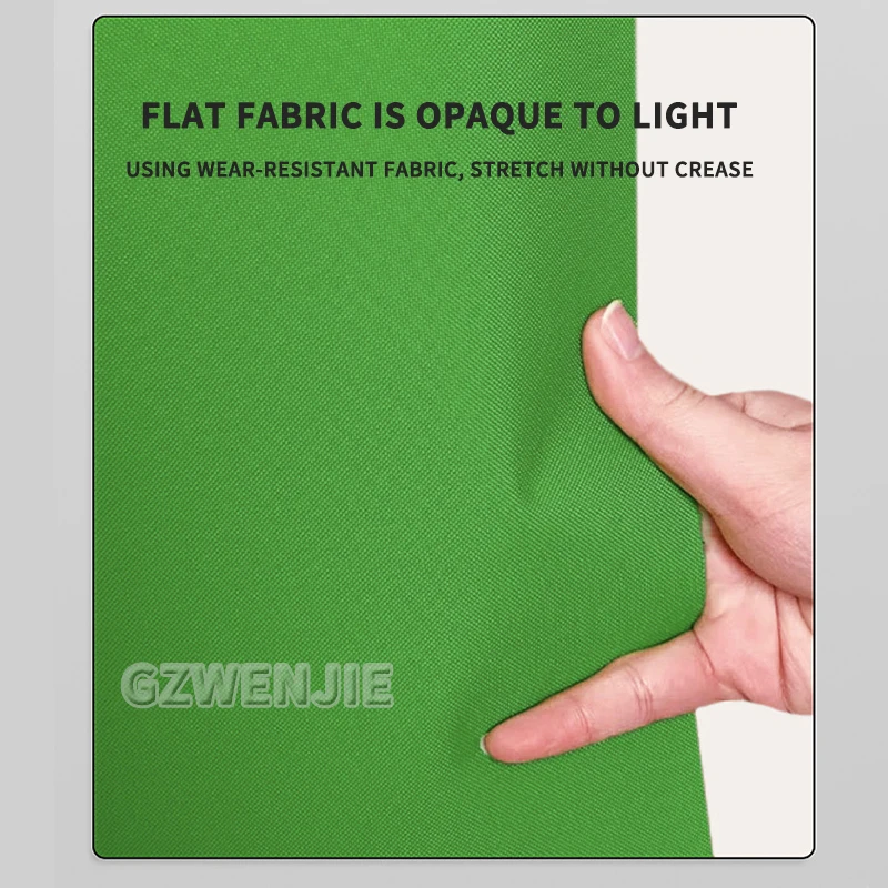 1.5x2m Non-Woven Green Screen Backdrop - Foldable, Lightweight, For Photo/Video Studio, Chroma Key Background