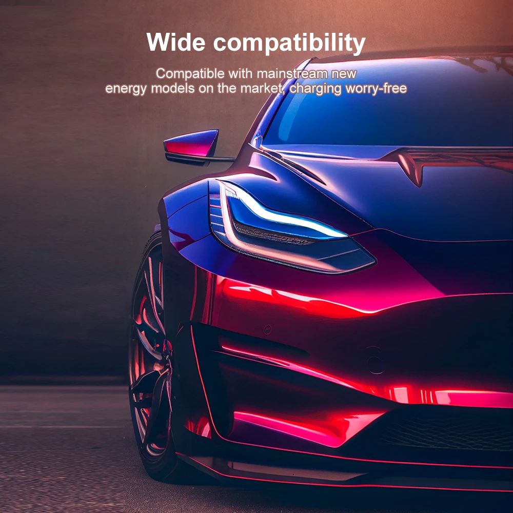 16A/32A EV Charger Adapter Socket Type1 J1772 to Type2 IEC 62196 EVSE Electric Vehicle Charging Converter Connector Plug 8