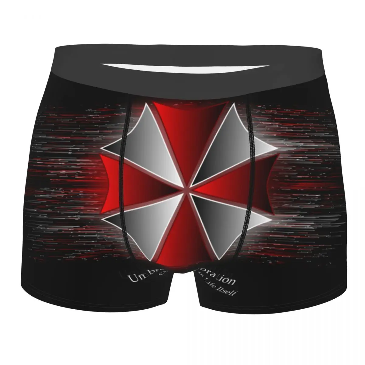 

Custom Umbrella Corporation Underwear Men Stretch Video Game Boxer Briefs Shorts Panties Soft Underpants For Male