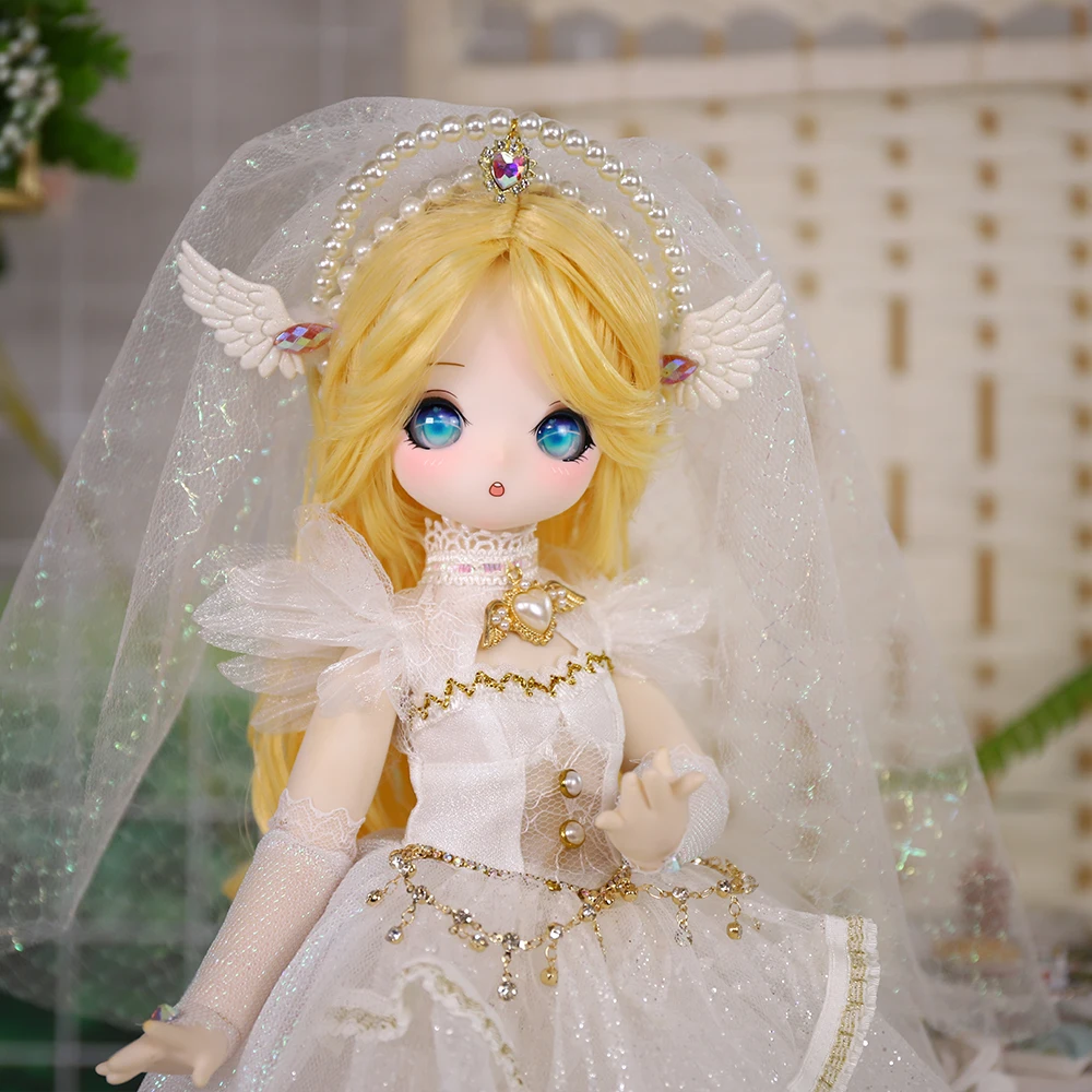 Dream Fairy 1/4 Doll Kawaii 16 Inch Ball Jointed Doll Full Set Student Uniform BJD MSD DIY Toy Gift for Girls 6