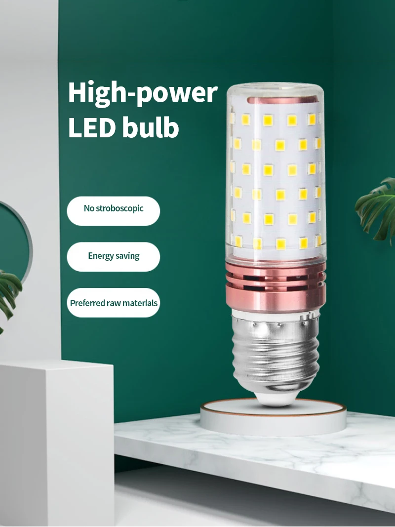 

1pc Led Lamp Bulb E14 Led Candle Light Bulb E27 Corn Table Lamp Led 6w12W Bombilla Chandelier Lighting 220V Household