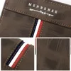 2023 New Short Men Wallets Slim Card Holder Male Purses Luxury PU Leather Coin Pocket High Quality Small Men's Wallet 6