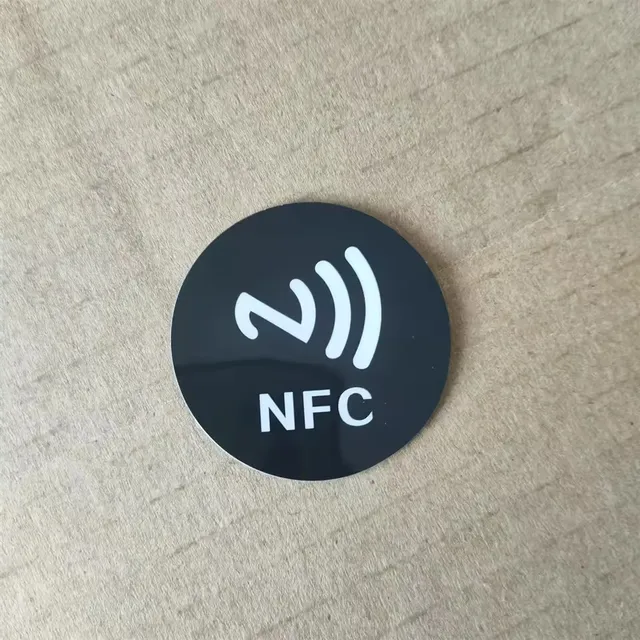 5Pcs ID 125Khz Rewritable EM4305 RFID Keyfobs KeyChain Token Blank Copy Card T5577 Key Fob Badge Anti Metal Round Phone Stickers 4