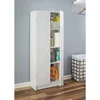 Pantry Cabinet Cupboard with 2 Doors, Adjustable Shelves, Standing, Storage for Kitchen, Laundry or Utility Room, White 2