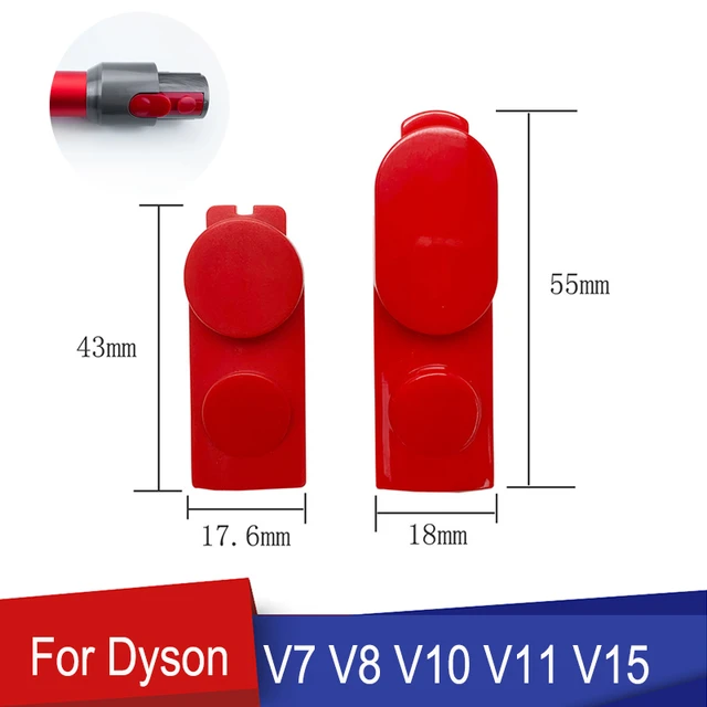 Vacuum Cleaner Head Clip Latch Tab Button For Dyson V7 V8 V10 V11 V15  Vacuum Cleaner Parts Spring Wand Tool Switch Button - Vacuum Cleaner Parts  - AliExpress