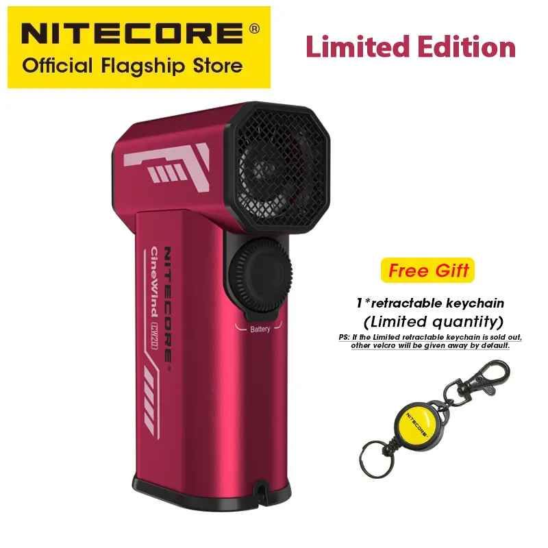 NITECORE CW20 Multipurpose Pocket Photography Fan Electric Portable Fan Stepless Wind Blower for Canon Sony Short Video Camping - Image 8